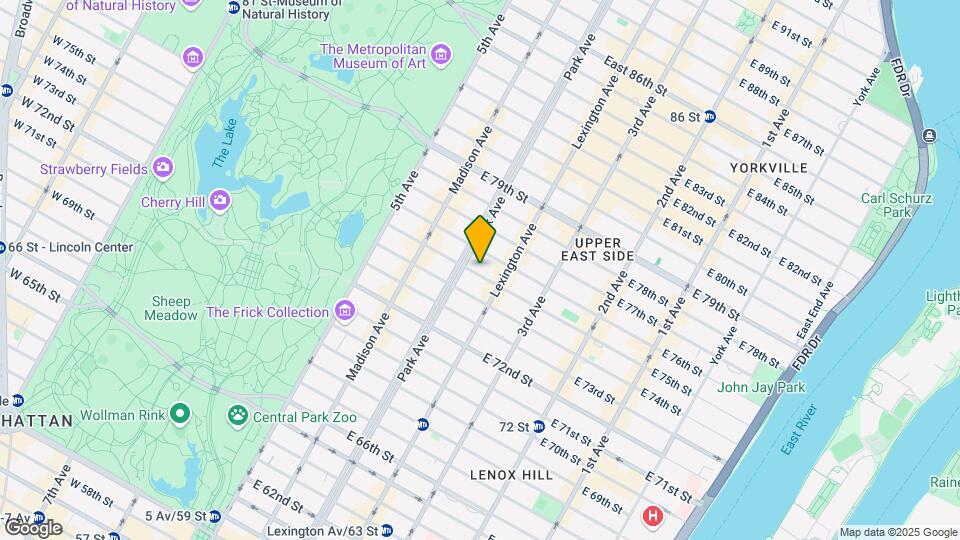 103-109 E 75th St Map and Location Details