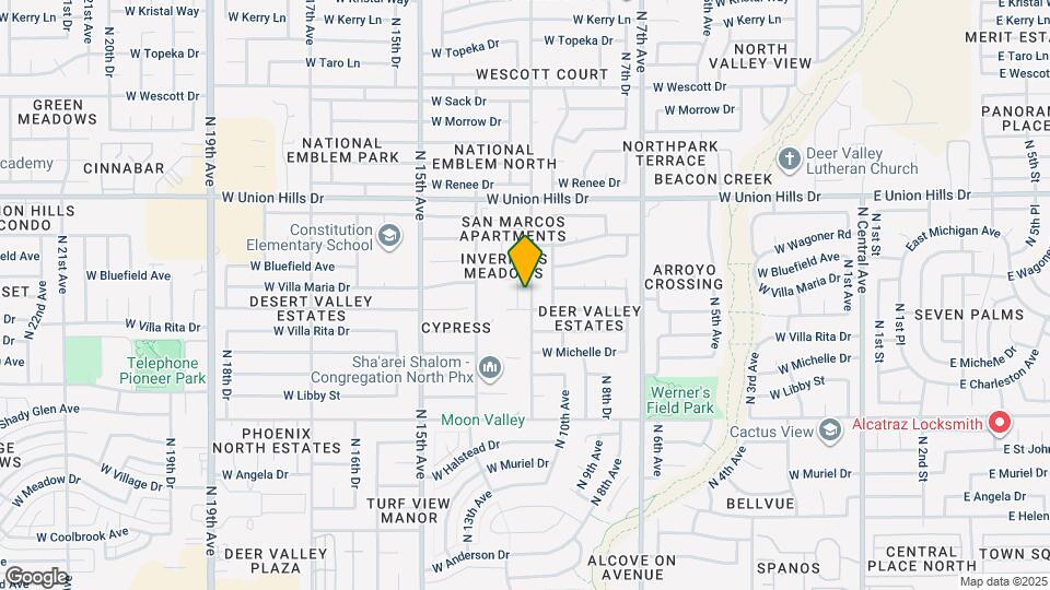 18215 N 11th Dr Map and Location Details