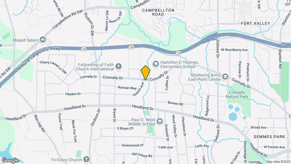 2424 Connally Dr Map and Location Details
