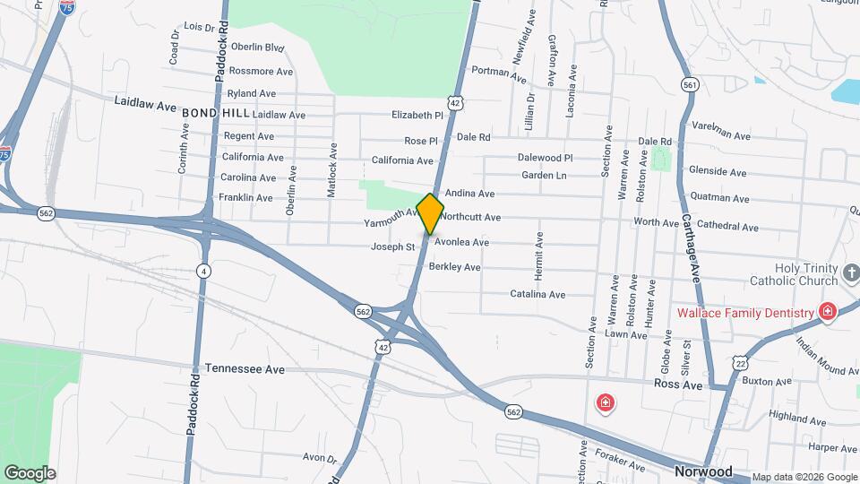 1703 Avonlea Ave, Unit 3 Mapa y Detalles de la Ubicación