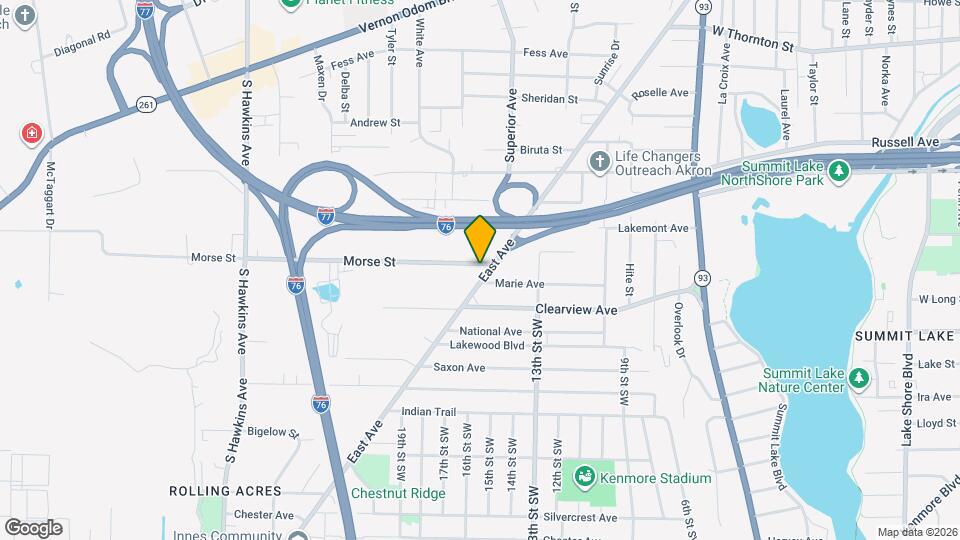 1574 East Ave Mapa y Detalles de la Ubicación