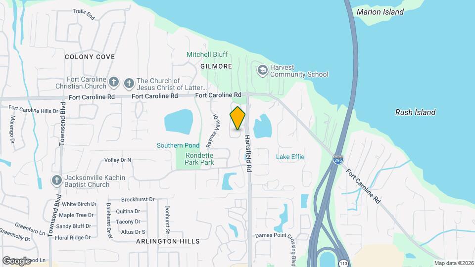 3764 Hartsfield Forest Cir Mapa y Detalles de la Ubicación