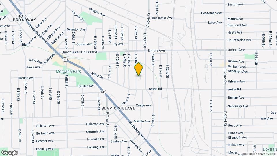 3605 E 76th St Map and Location Details