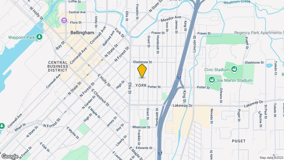 1416 Franklin St Map and Location Details