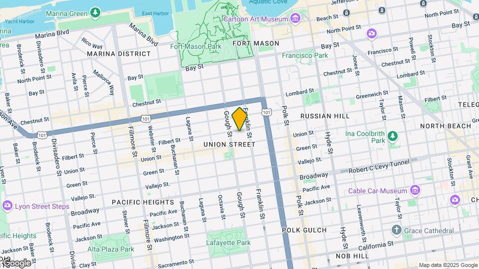 1651 Filbert St Map and Location Details