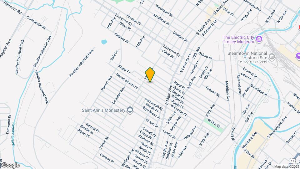 1165 W Elm St Map and Location Details