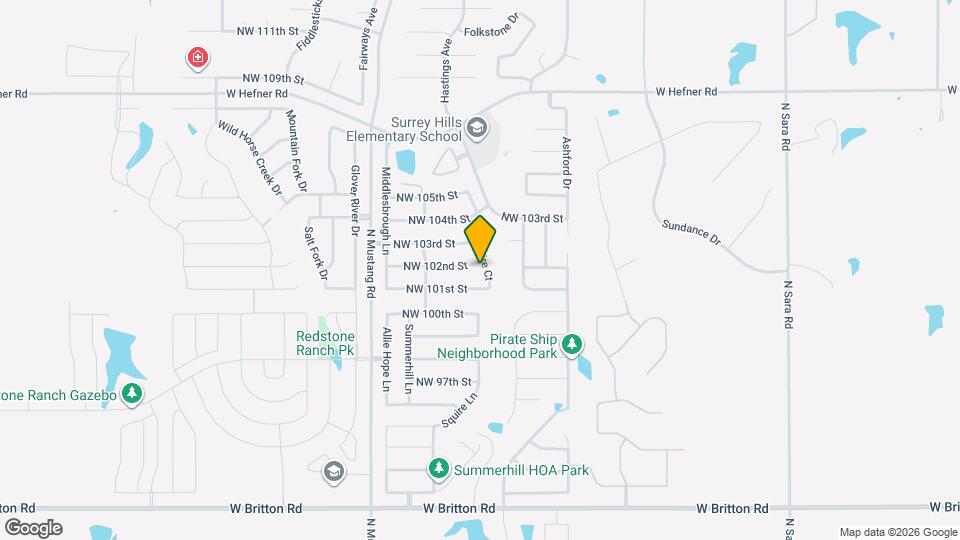 11208 NW 102nd St Map and Location Details