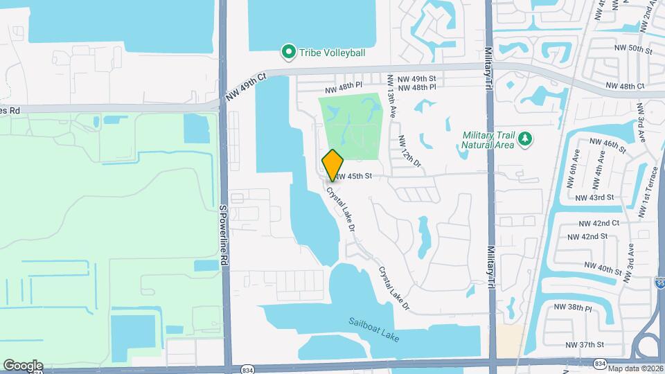 4460 Crystal Lake Dr Map and Location Details