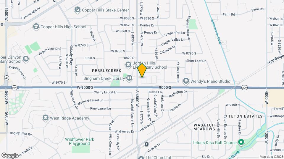 8953 Wilroy Rd Map and Location Details