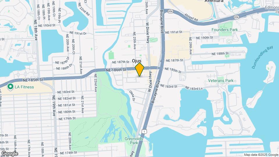 2522 NE 184th Terrace Map and Location Details