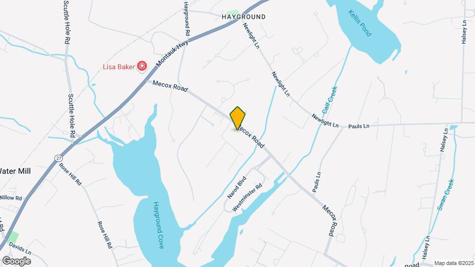265 Mecox Road Mapa y Detalles de la Ubicación