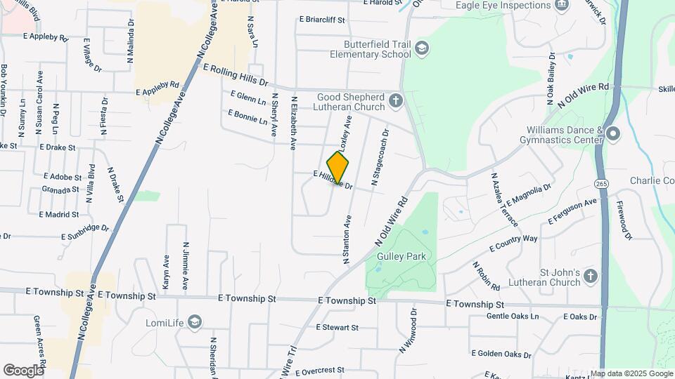 2700 N Loxley Ave Map and Location Details