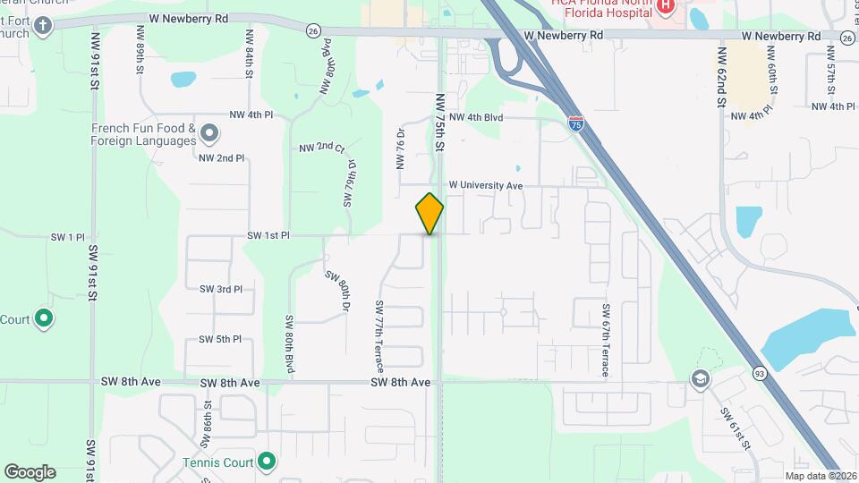 119 SW 75th Terrace Map and Location Details