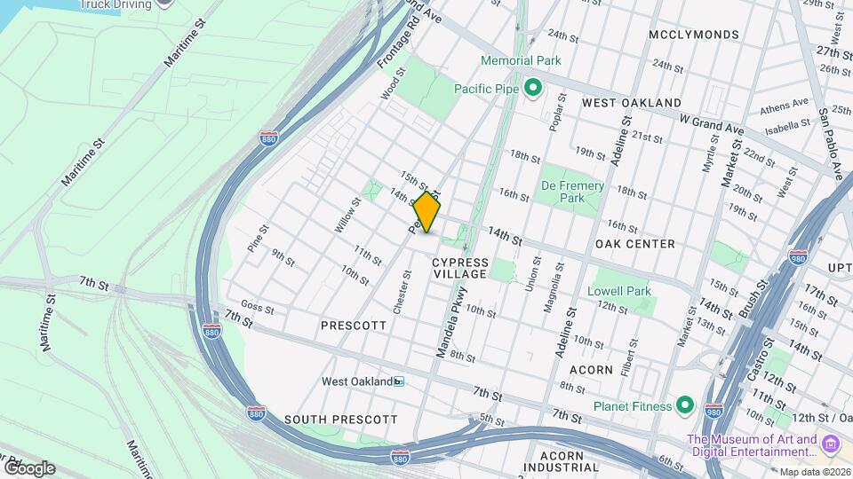 1469 13th St. Map and Location Details