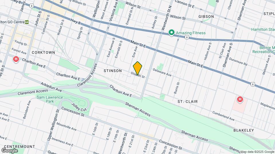 200 Stinson St Map and Location Details