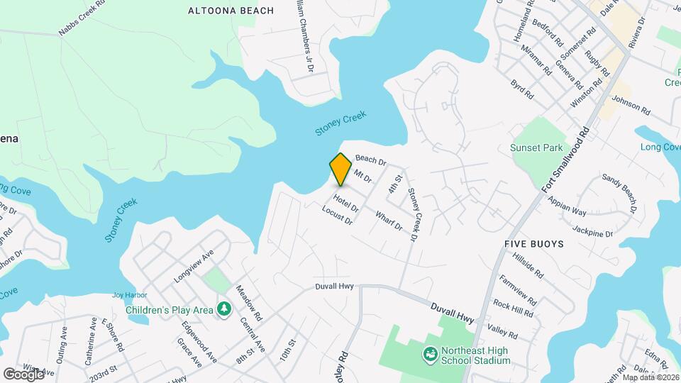 7631 Beach Dr Mapa y Detalles de la Ubicación