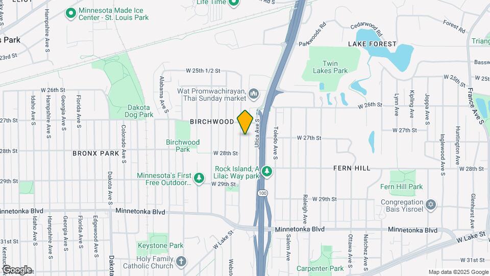 2729 Vernon Ave S Map and Location Details