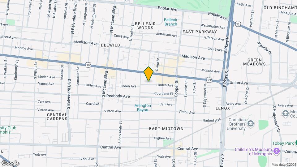 2020 Linden Ave Map and Location Details