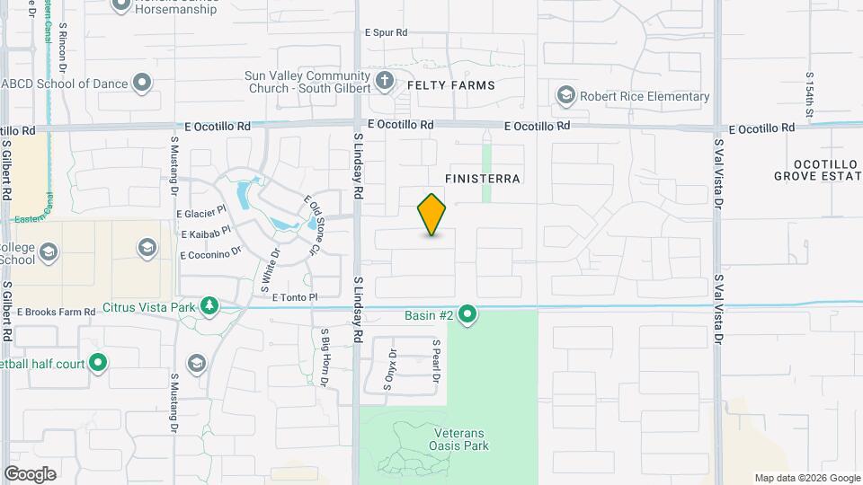 4196 E Coconino Pl Map and Location Details