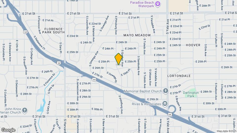 2547 S Pittsburg Ave Map and Location Details
