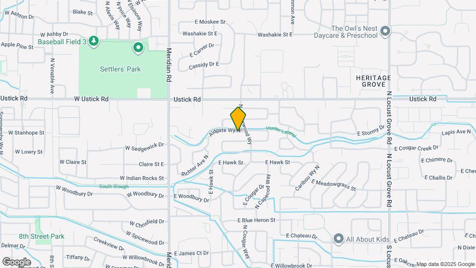 497 E Baldwin St Map and Location Details