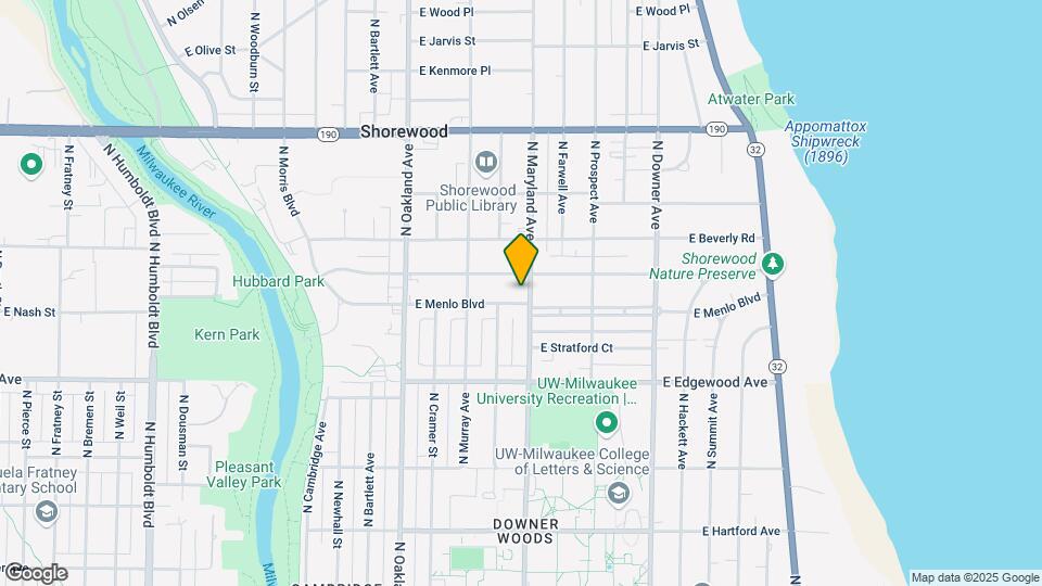 3605 N Maryland Ave, Unit 1 Mapa y Detalles de la Ubicación