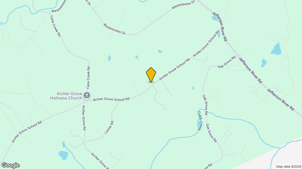 1593 Archer Grove School Rd Map and Location Details