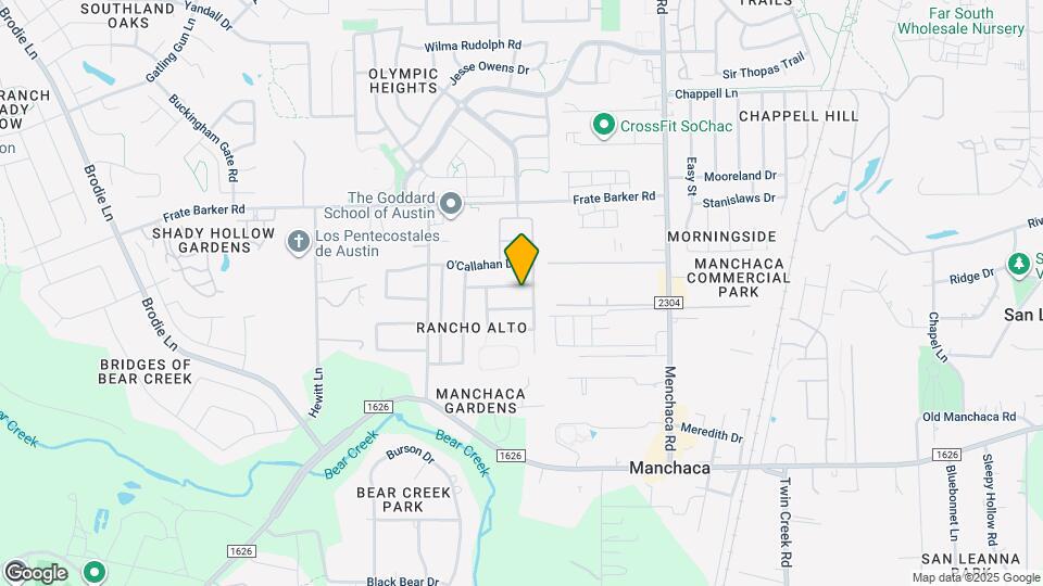 1709 McClannahan Dr Map and Location Details