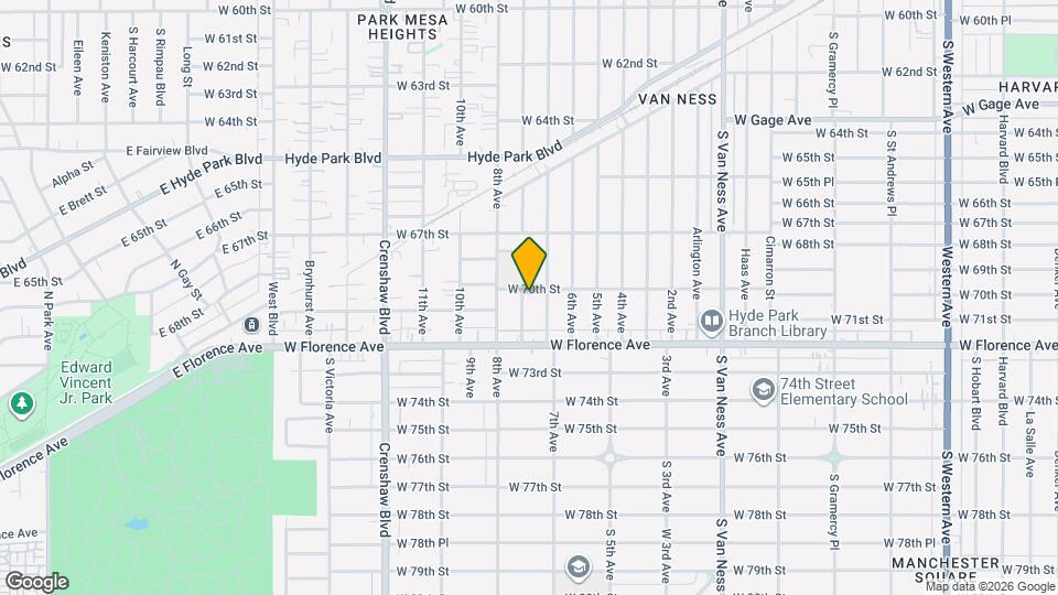 7008 Madden Ave Map and Location Details