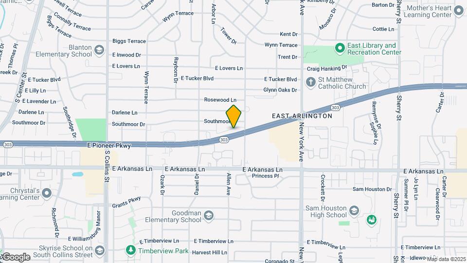 Parkway East Townhomes Map and Location Details