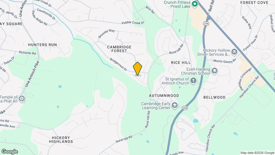 1515 Bridgecrest Dr Map and Location Details