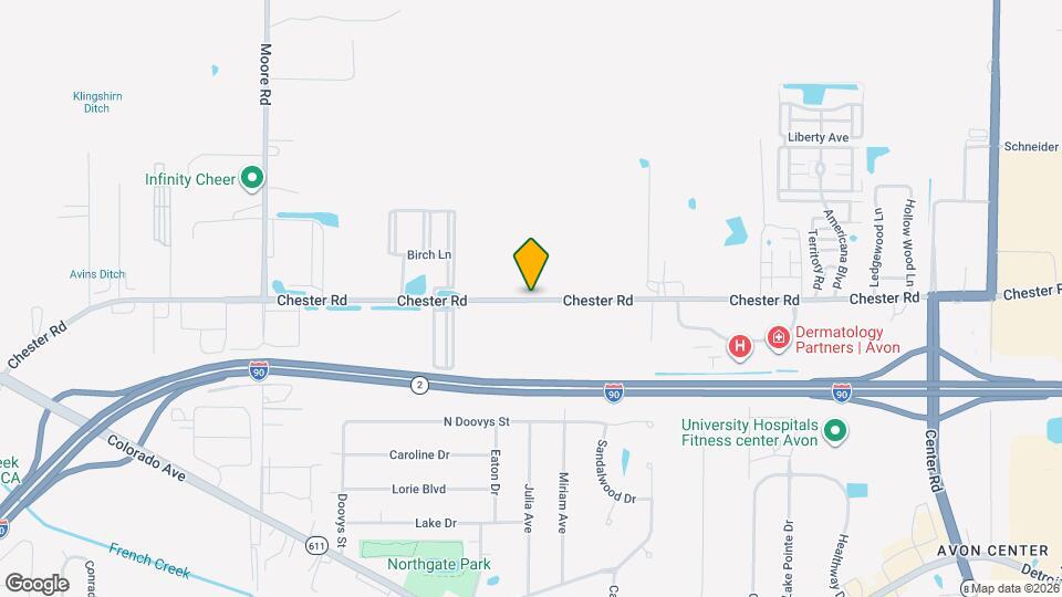 The Chester Mapa y Detalles de la Ubicación