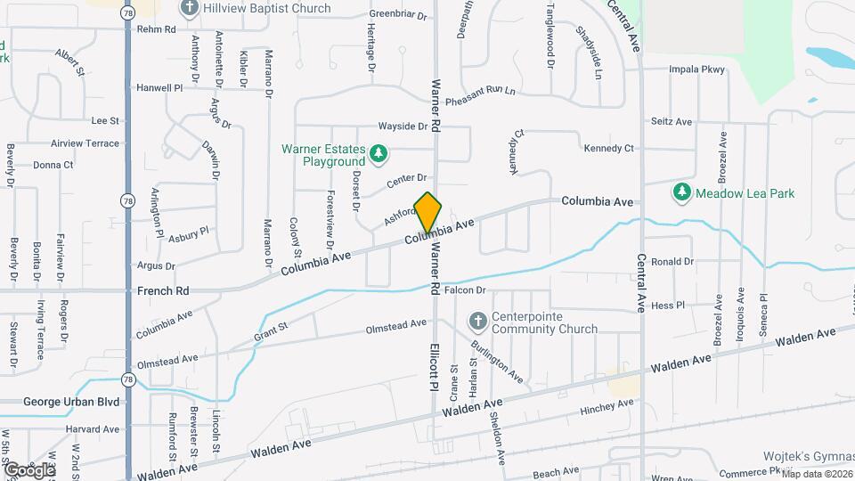 435 Columbia Ave, Unit 1 Map and Location Details