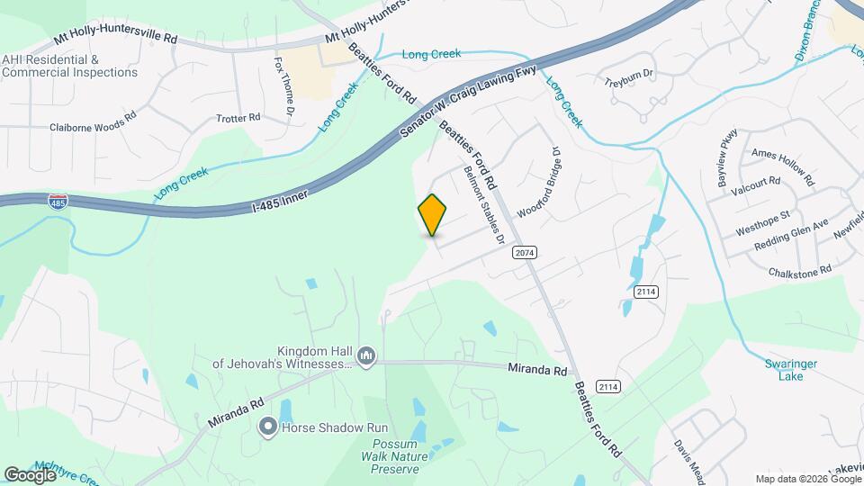 7913 Bushy Creek Dr Map and Location Details