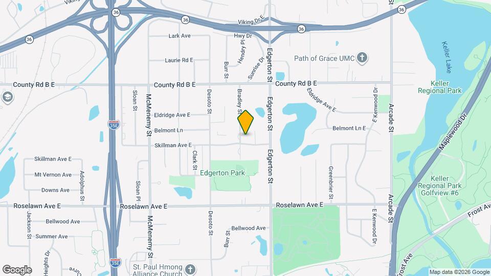 2044 Bradley St Map and Location Details