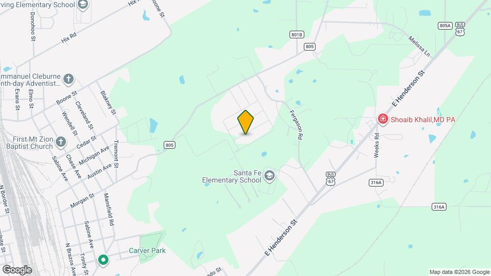 816 Bluffview Dr Map and Location Details