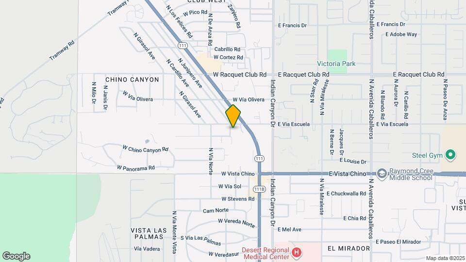 2074 N Mira Vista Way Map and Location Details
