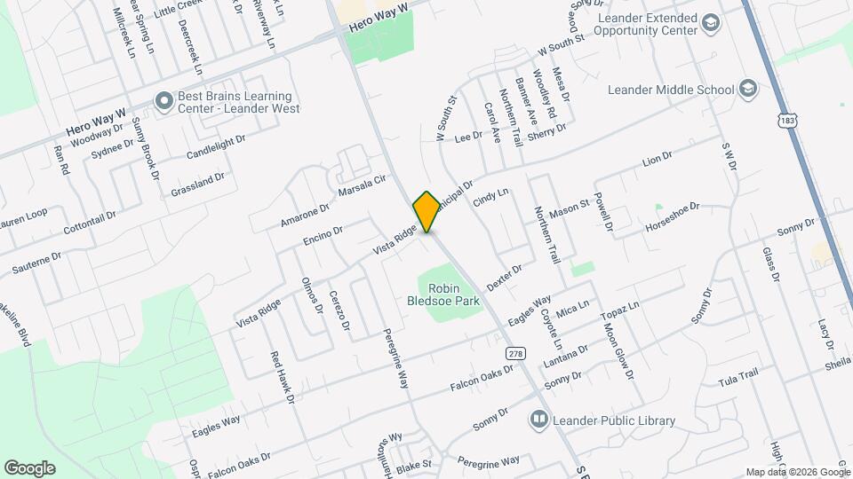 508 Cerrito Cove Map and Location Details