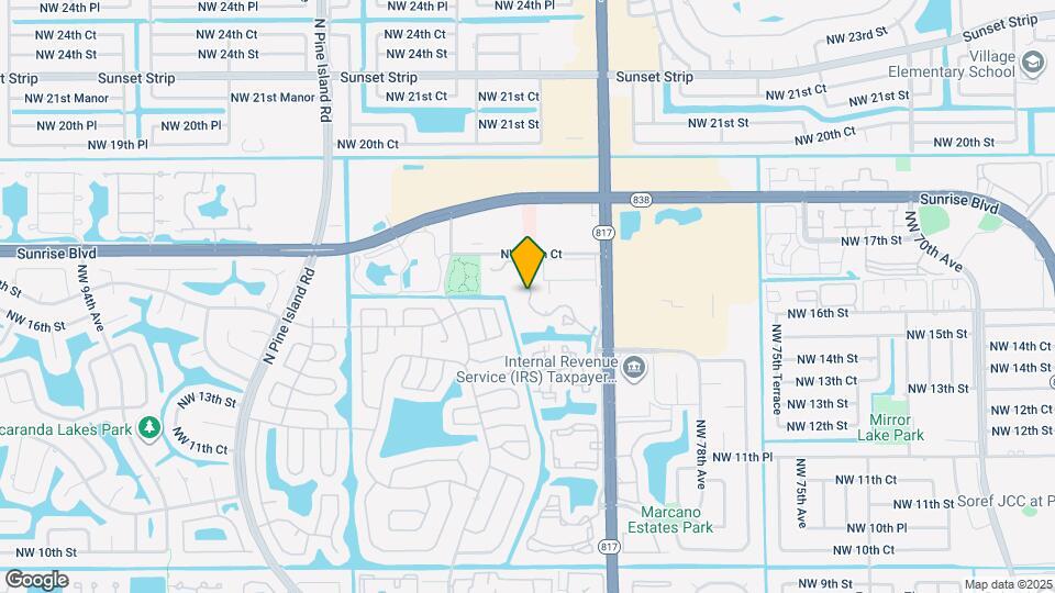 1619 NW 81st Way Map and Location Details