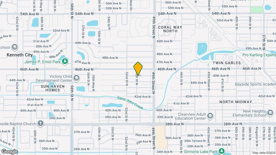 5082 45th Ave N Map and Location Details