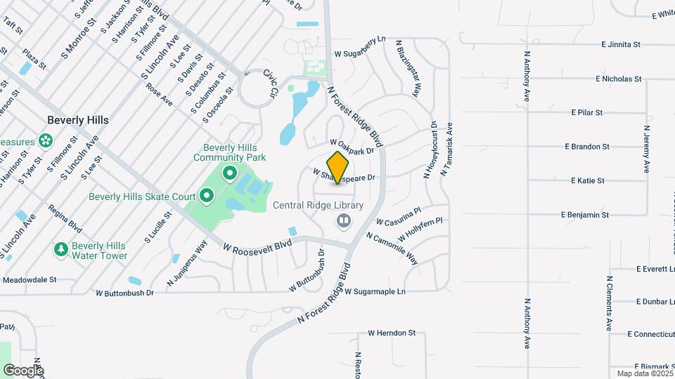 449 W Salinger Ln Map and Location Details