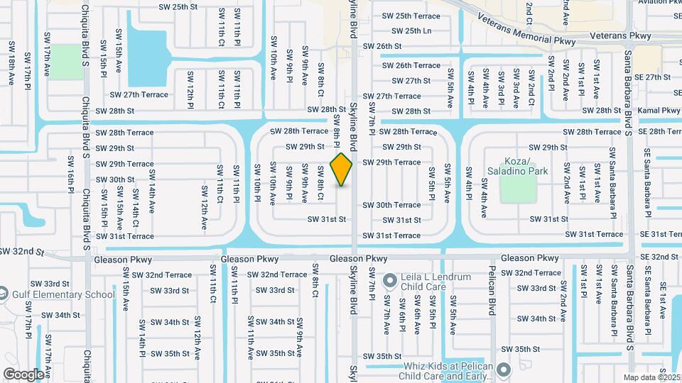 3005 SW 8th Pl Mapa y Detalles de la Ubicación
