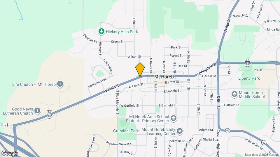 100 S Washington St, Unit 1 Map and Location Details