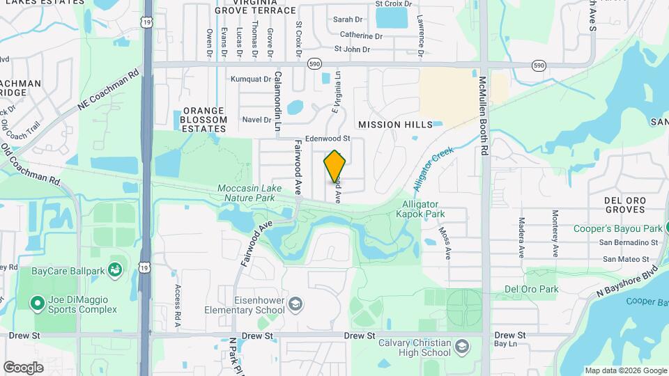 1032 Hollywood Ave Map and Location Details