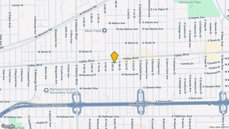1418 S 5th St Map and Location Details