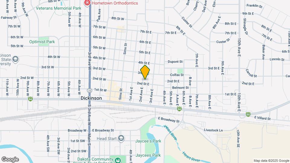 205 2nd St E Map and Location Details