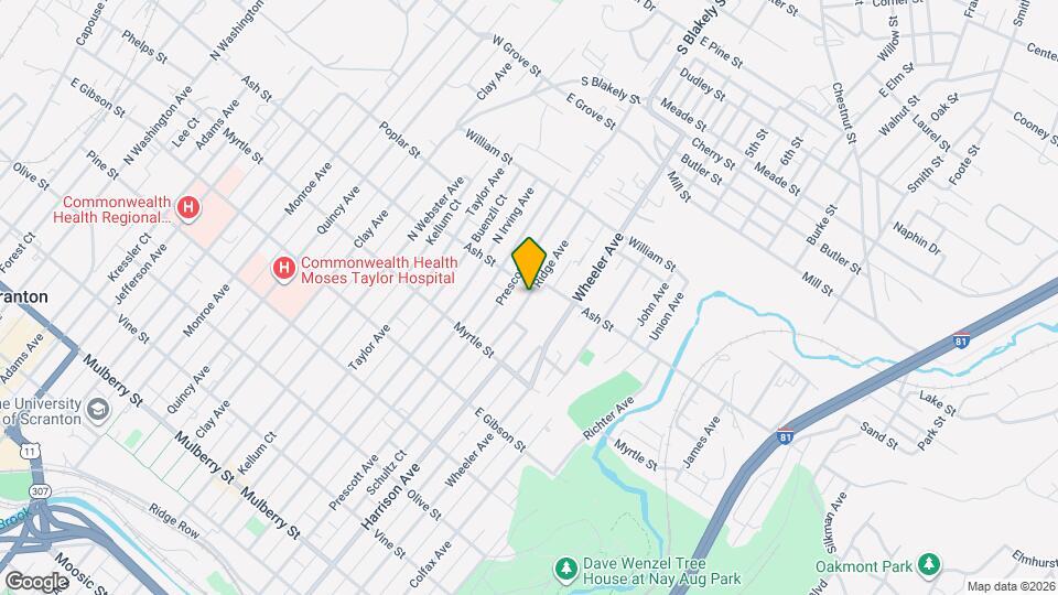 966 Ridge Ave Mapa y Detalles de la Ubicación