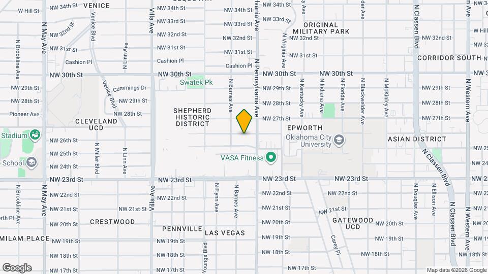 2120 NW 26th St Map and Location Details