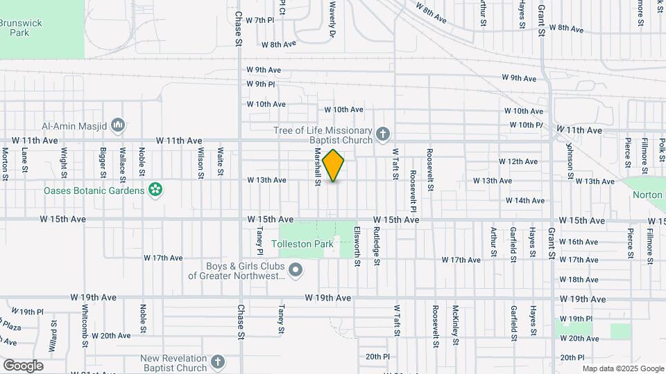 1316 Ellsworth Pl Map and Location Details
