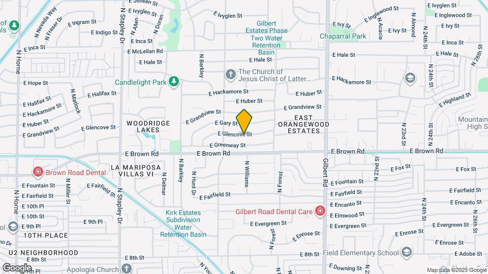 1655 E Glencove St Map and Location Details